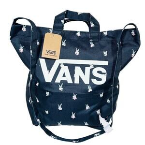 Vans Plant Skulls Shoulder Bag Black Shopping Tote Bag Going Out Top Handle New